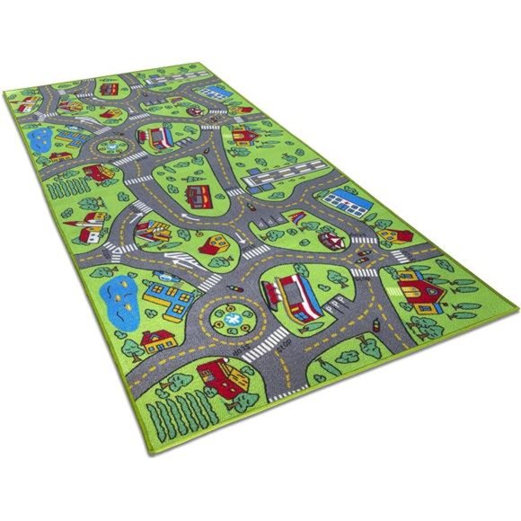 Kids Rug Carpet Playmat City Life Learn Have Fun Safe, Children's Educational - Picture 8 of 8